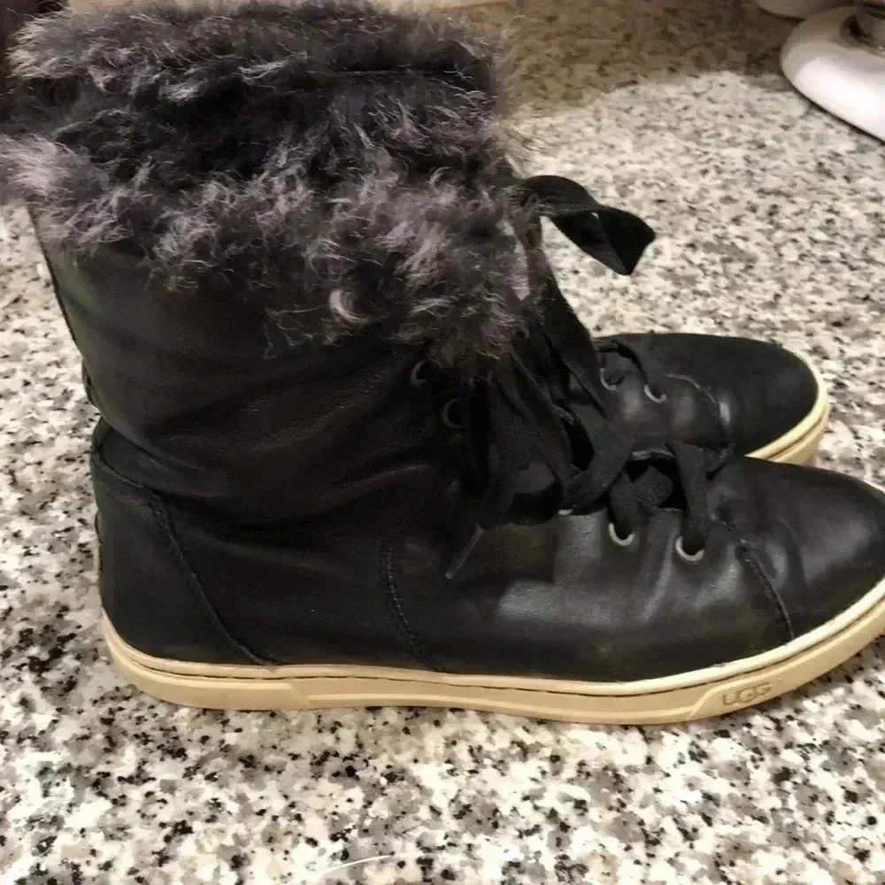 UGG Australia Croft hightop fur lined sneaker